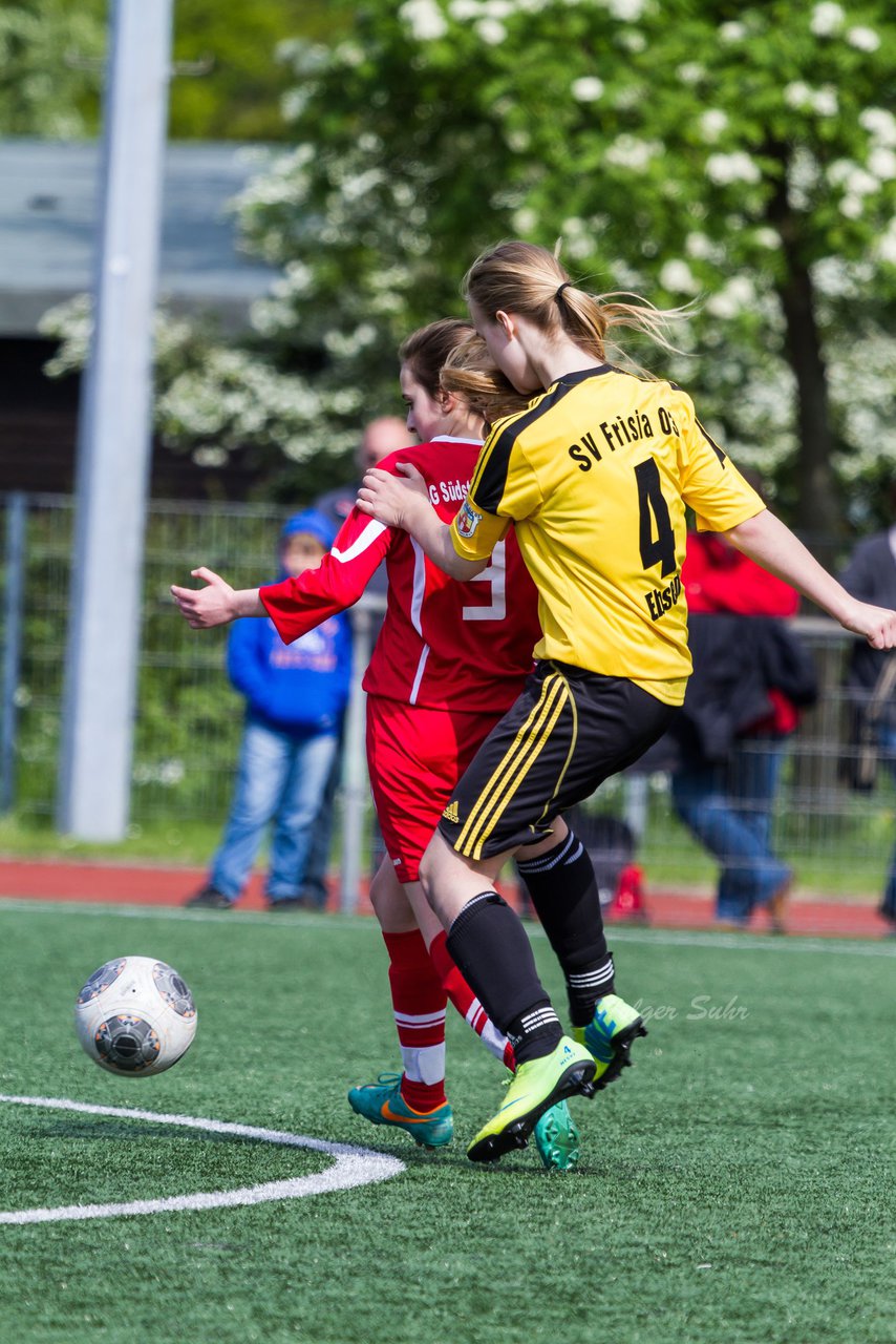 Bild 435 - B-Juniorinnen SG Trittau/Sdstormarn - SV Frisia 03 Risum Lindholm : Ergebnis: 3:1